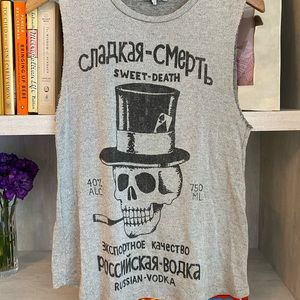 Skull with cigarette tshirt from Urban Outfitters